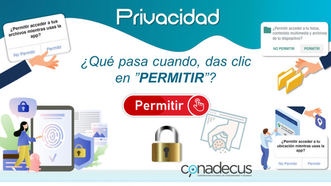 ¿Qué pasa cuando das clic en "Permitir" o "Aceptar"?