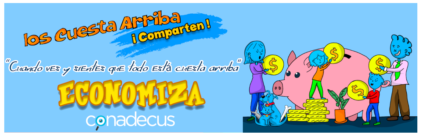 Cómic – Economiza, Tips para ahorrar en casa