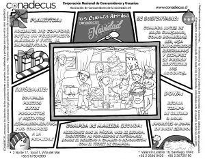 Consejos de Navidad para colorear